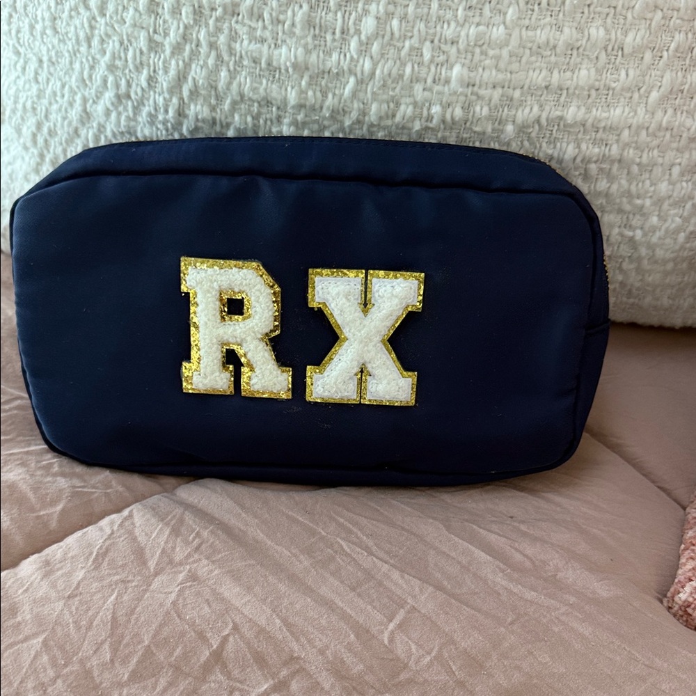 Navy Blue Pouch with RX Patch